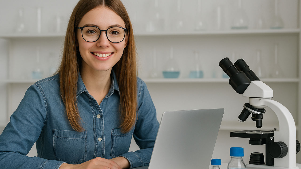 Leicester Student Accommodation student studying Peptides