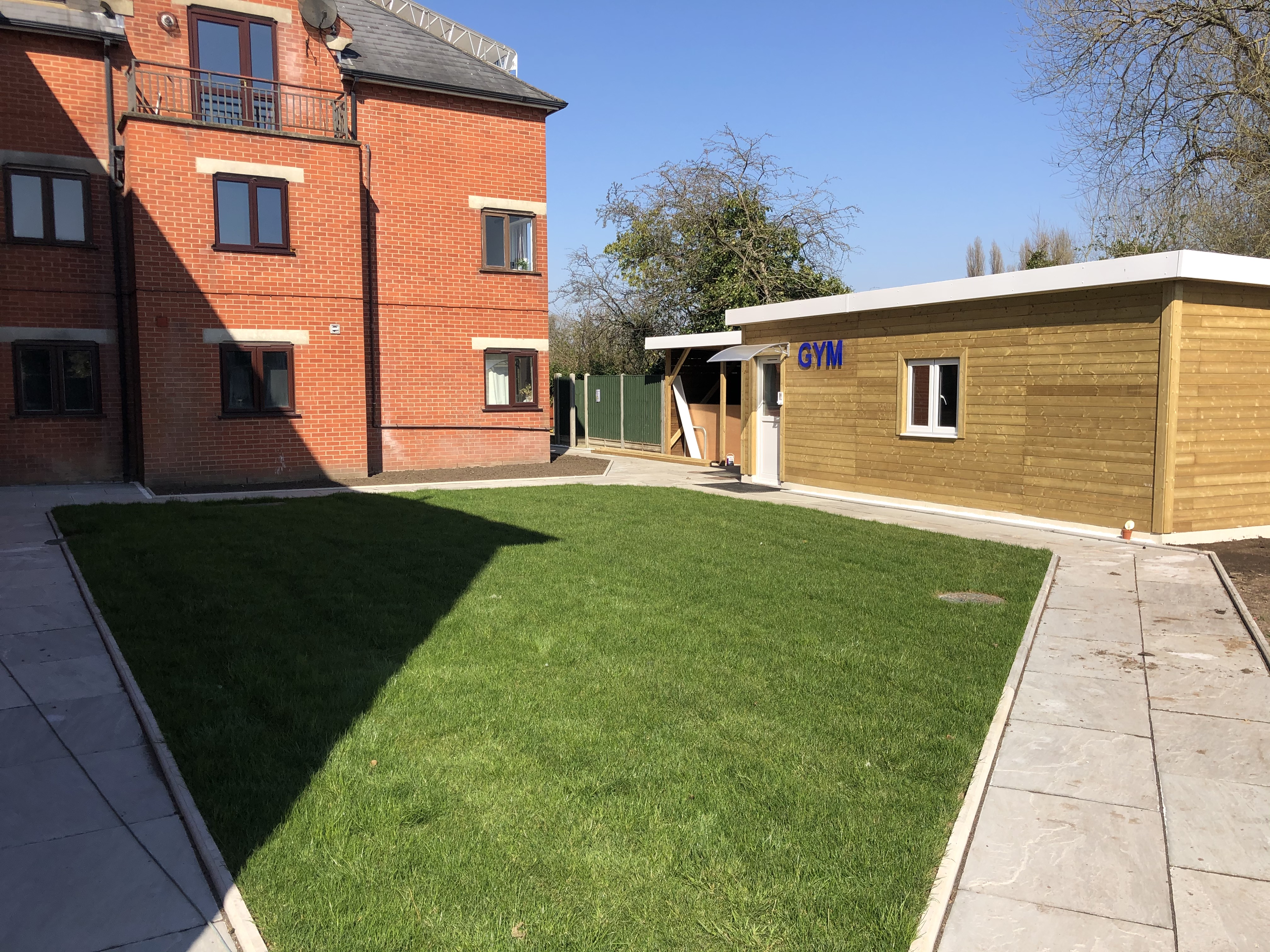 Student Accommodation Loughborough - Large outdoor area for students to meet