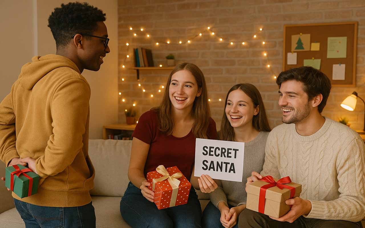 nottingham university accommodation Christmas Secret Santa