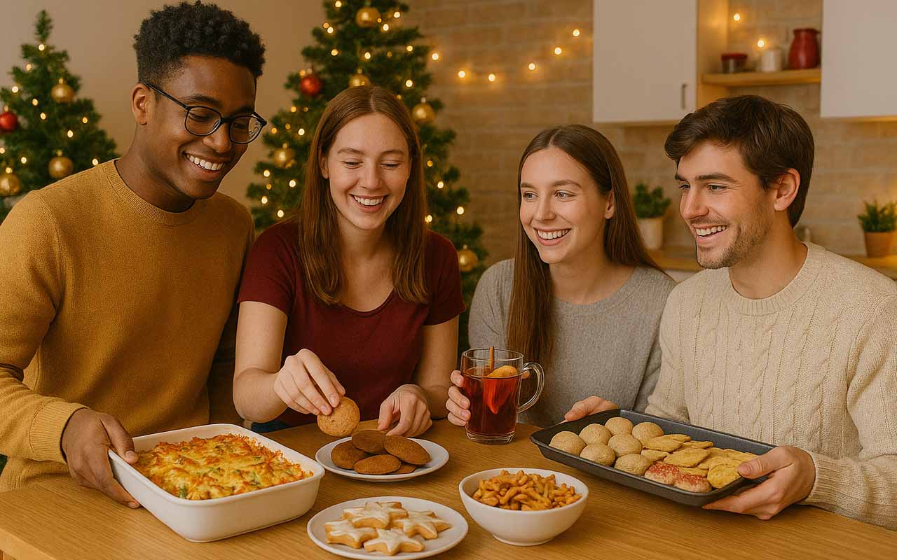 Nottingham university accommodation Christmas food ideas