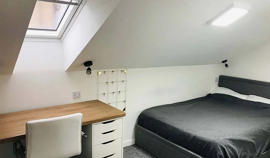 Student beehive studio apartment in Loughborough