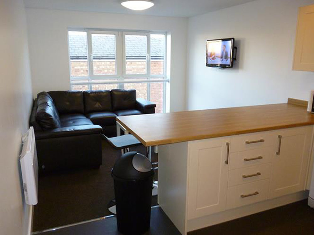 The Student Block Loughborough - Kitchen Living rooms