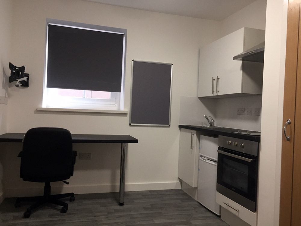Regent Road Leicester Student Rooms - Shared students kitchen
