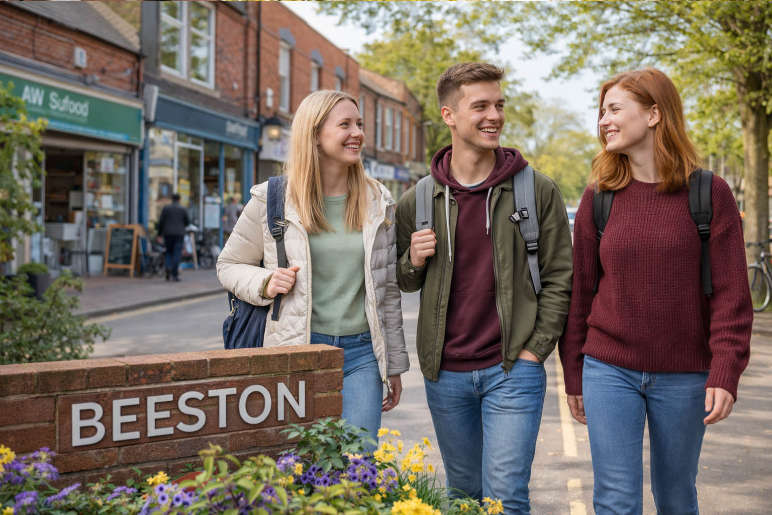 Nottingham students in Beeston , ideal location for Student housing