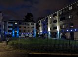 Forest Court Loughborough - Main building in the nightime