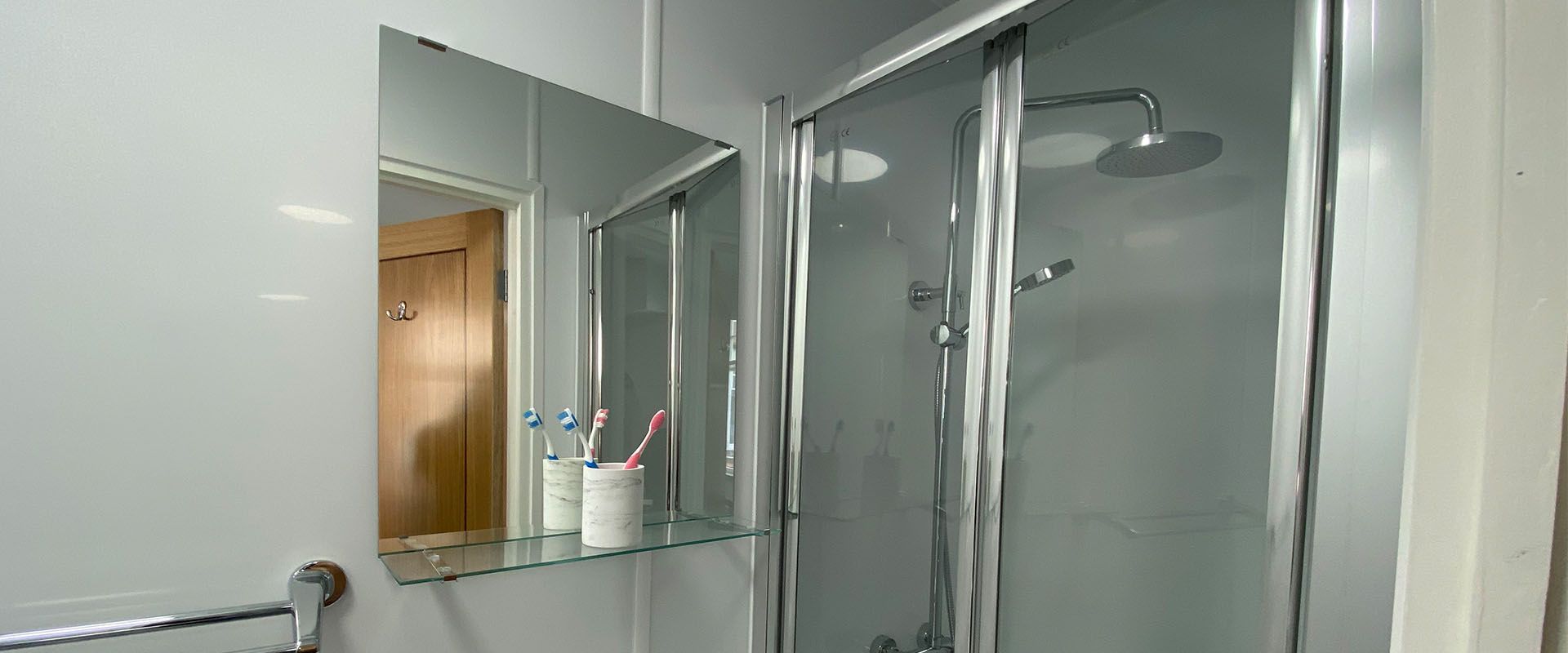 Live in luxury with our spacious ensuites with waterfall showers