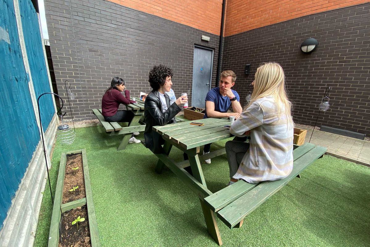 Student Accommodation Loughborough - Outdoor seating