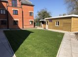 Student Accommodation Loughborough - Large outdoor area for students to meet