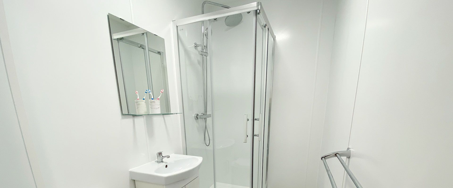 Live in luxury with our waterfall showers