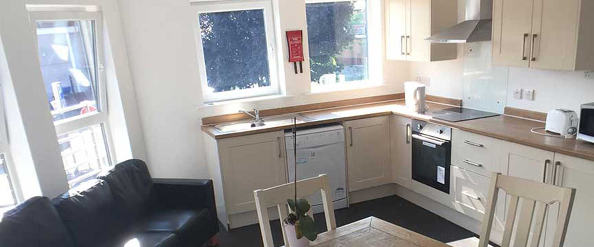 The Student Block Loughborough Accommodation - Enjoy large, bright shared kitchens in every flat