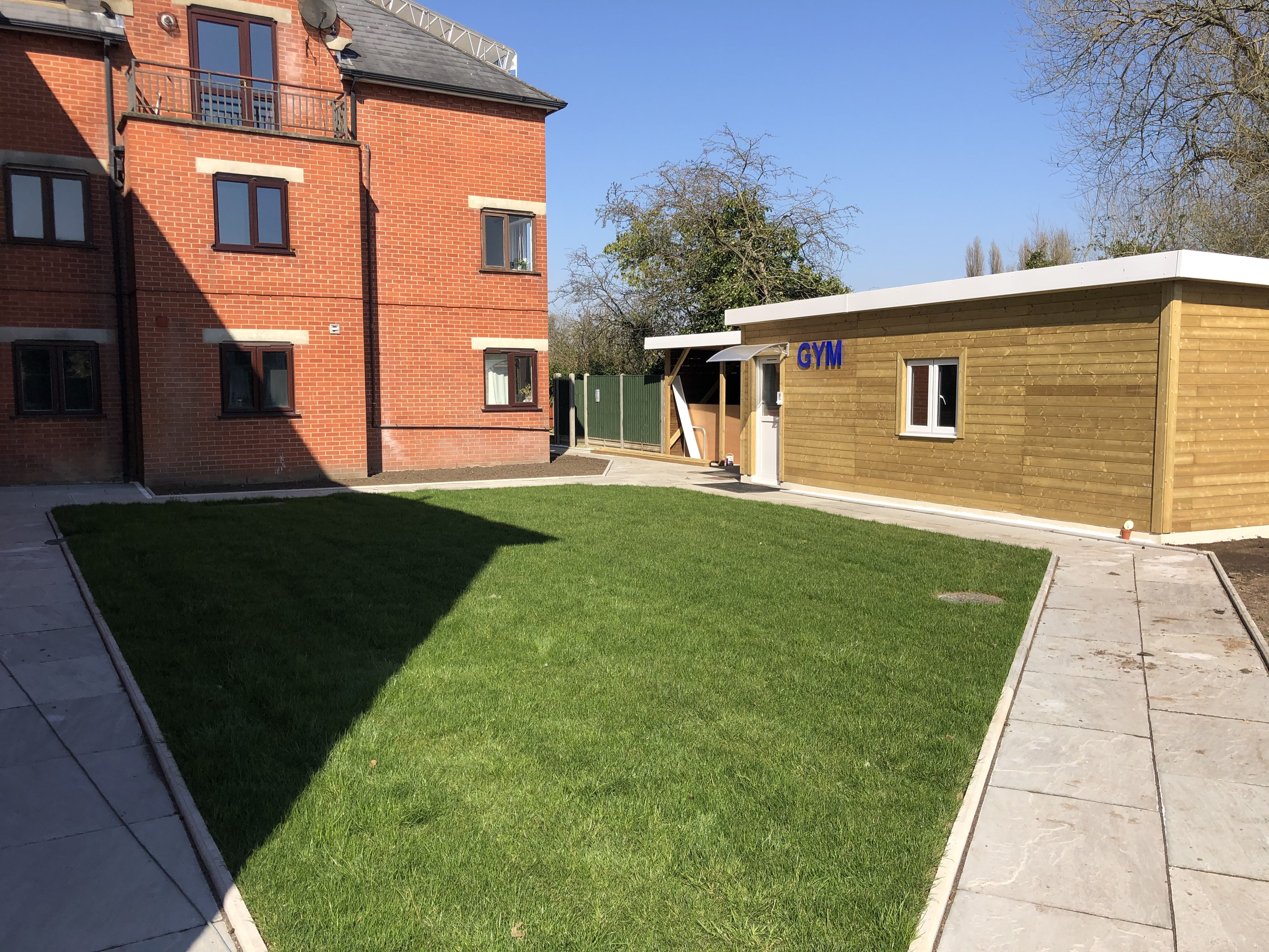 Student Accommodation Loughborough - Large outdoor area for students to meet